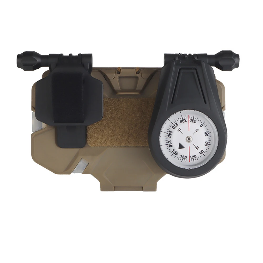 Tactical Folding Navigation Board Kit With Survival Compass, GPS Stand, MOLLE Phone Management Panel, Hunting Vest Board Carrier