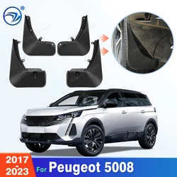 For Peugeot 5008 2017-2023 2018 2019 2020 2021 2022 Fender Mudflaps Splash Guards Mudguards Mud Flaps Car Accessories