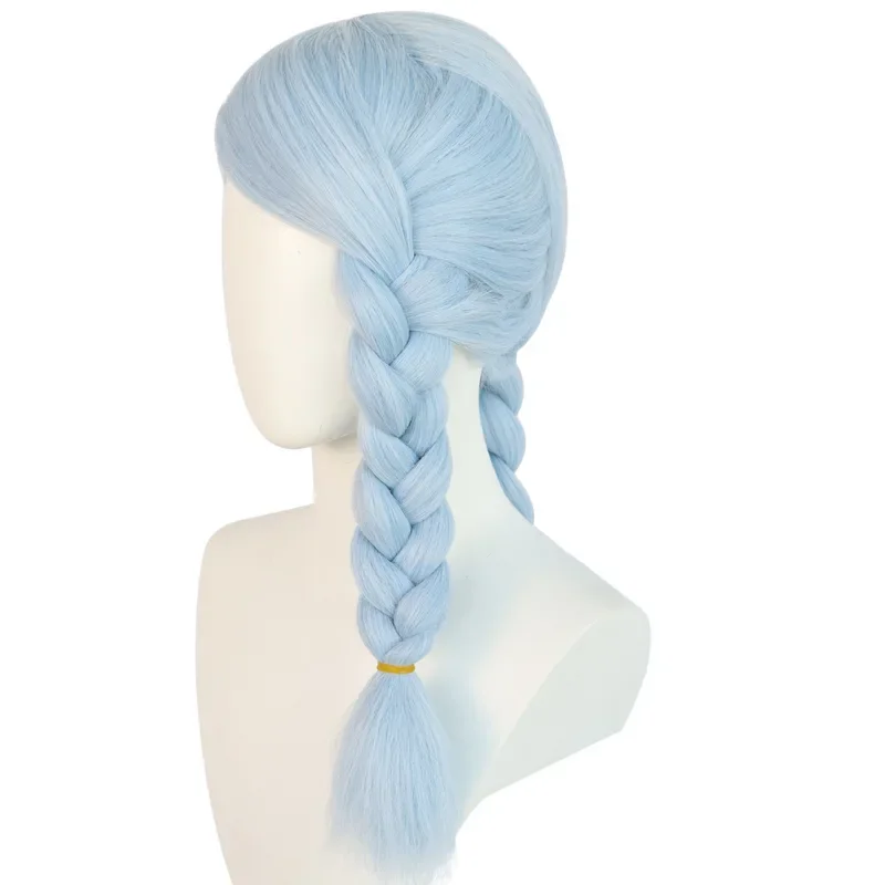 FC6Anime Jujutsu Meimei Cosplay Wig Adult Women Double Braid Heat Resistant Synthetic Hair Halloween Props@FC8！