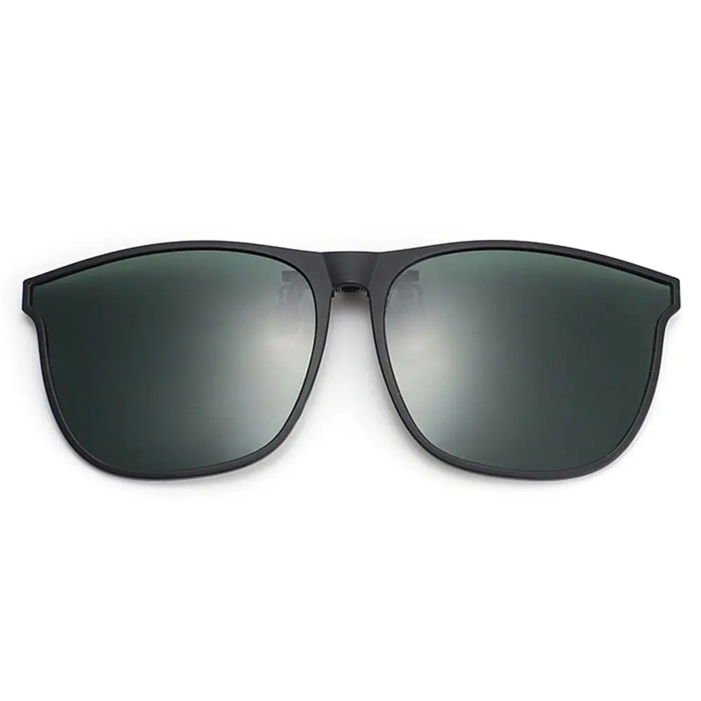 Square Clip On Sunglasses Activities and Driving Outdoor Men's Car Driver Goggle Anti Glare Night Vision Glasses