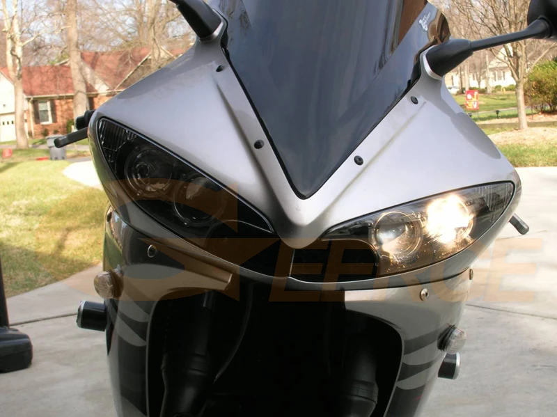 For Yamaha Yzf R6 2003 2004 2005 2006 2007 2008 2009 Ultra Bright SMD LED Angel Eyes Kit Halo Rings