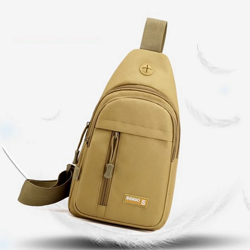 Bolso de hombro de camuflaje para hombre, bandolera cruzada, antirrobo, para el pecho, para viaje corto, escuela, verano, 2024