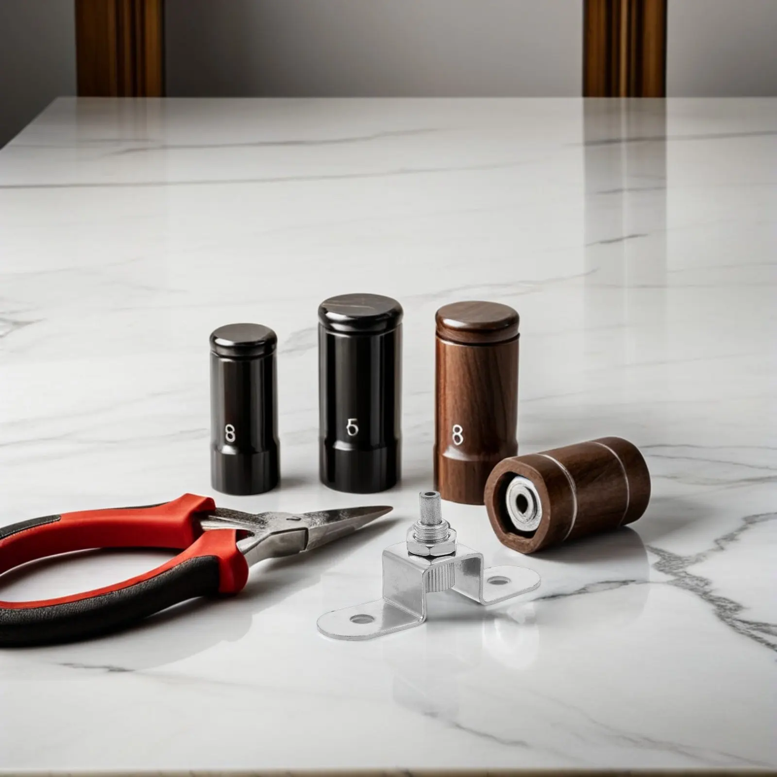 

10Pcs Steel Cable Hanging Bracket Iron Cable Anchor Plate Threaded Stud Mount for Ceiling Light Holders Wall Decor Art Frame