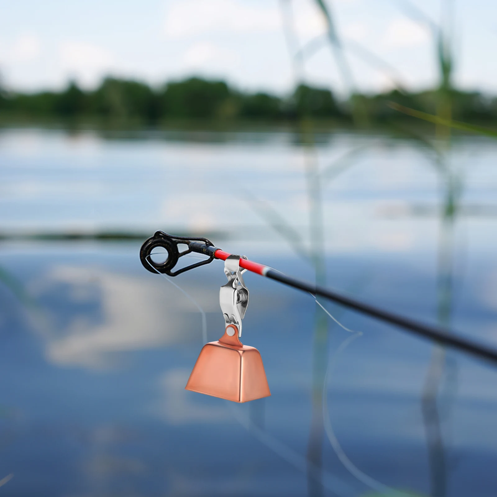 

20 Pcs Fishing Bell Supplies Gear and Equipment Sea ​​fishing Bells for Rods Pole Accessories Stainless Steel Gadgets Night