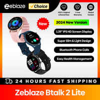 2024 New Zeblaze Btalk 2 Lite Voice Calling Smart Watch Large 1.39'' HD Display Health and Fitness Tracking Smartwatch for Women