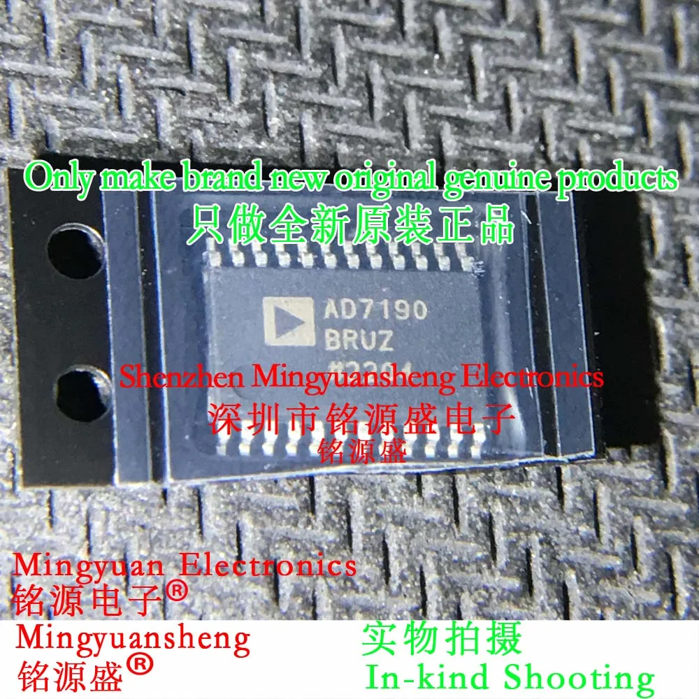 

Mingyuan Sheng Brand New Original Genuine Ad7190Bruz-Reel Ad7190Bruz Ad7190Bru Ad7190 Package Tssop24 Patch Analog Converter Ic Chip