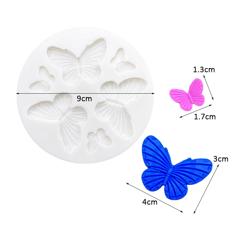 Butterfly Silicone Sugarcraft Mold Cookie Cupcake Chocolate Baking Mold Fondant Cake Decorating Tools