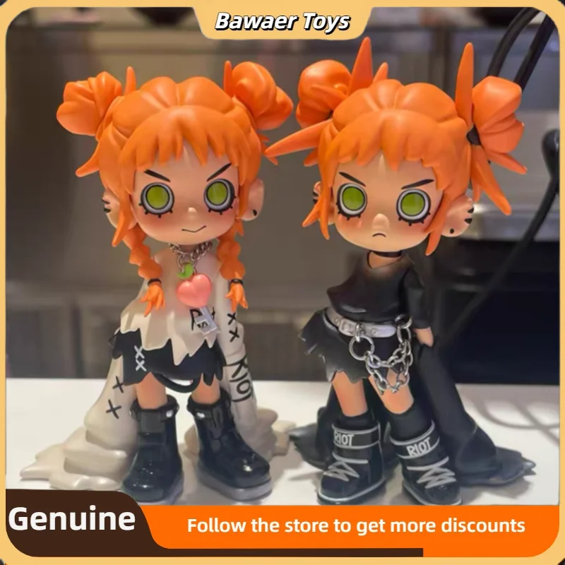 

Genuine Popmart Lil Peach Riot Is Loading! A Series Of Lucky And Trendy Blind Box Toys Action Figures And Christmas Mystery Gift