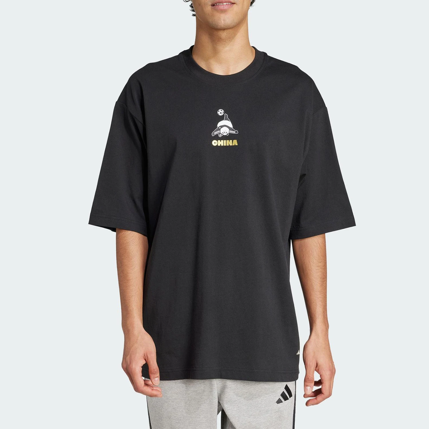 

Adidas Оригинальная новая летняя дышащая трикотажная футболка унисекс с круглым вырезом JZ3270