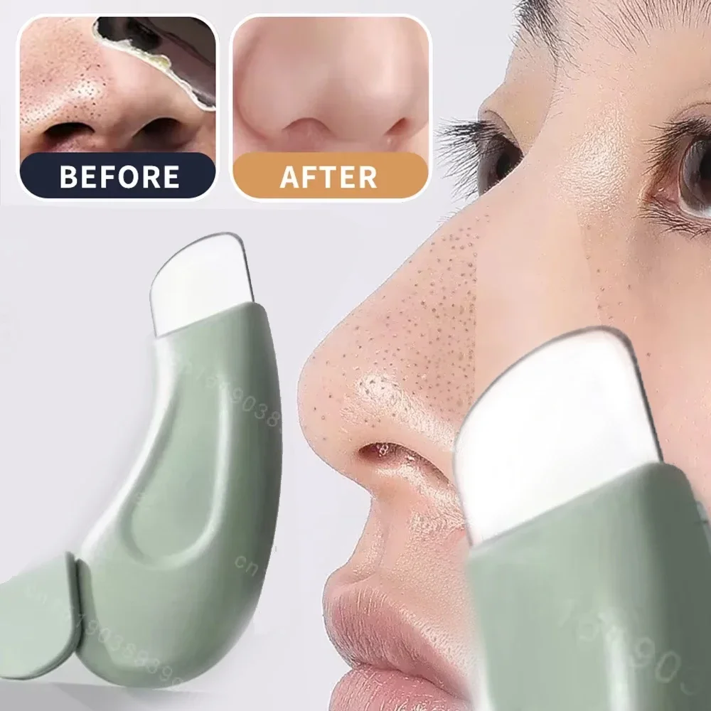 2Pcs/set Blackhead / Whitehead Removal Tool Skin Pore Cleaner Skin Care Tools Black Dots Pore Clean+Lymphatic Contour Face Brush