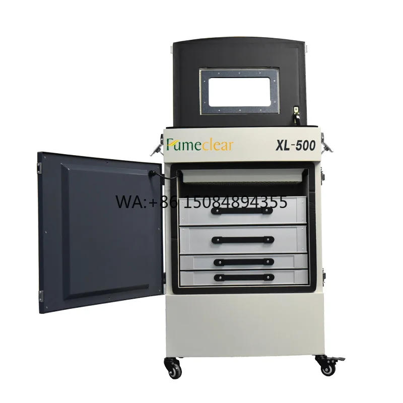 

Clear XL-500 Extractor Smoke Device Dust Absorber for Welding and Co2 Laser Cuttting/engraving/marking
