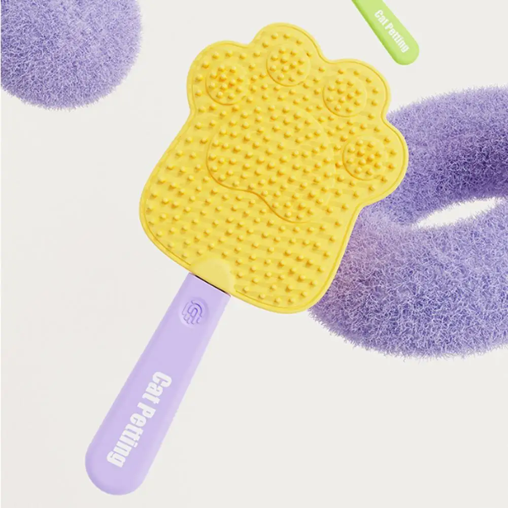 Pet Grooming Brush Pet Hair Remover Pet Loose Hair Remover Brush Double-sided Cat Grooming Comb Soft Gentle Lint for Furniture