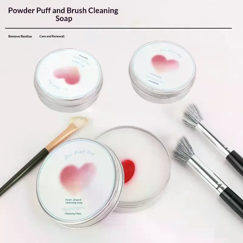 Natural Makeup Brush Cleaner Soap Multi Functional Washing Outdoor Portable Cosmetics Travel Beauty Cleaner Tools Reusable