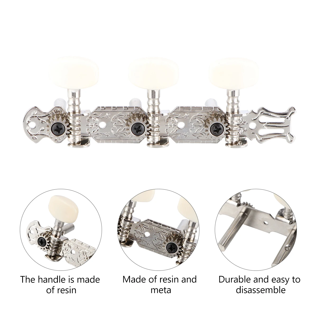 

Acoustic String Knob Classical Guitar Accessories Tuners Machine Heads Parts and