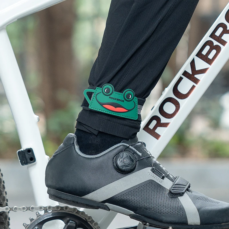 ROCKBROS Ankle Leg Strap Sport Pants Clip Band Outdoors Cycling Legs Ankle Bicycle Bind Bands Clip Strap Leg Safety Band Tape