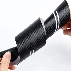 Nhãn dán nội thất bằng sợi carbon, Phạm vi Ngưỡng, Clio III II IV v 2 3 4 5 BR CR BH KH BF 2001-2023, Phụ kiện xe hơi, 4PCS 6 Bán hàng chính Crosshair VIII - №5