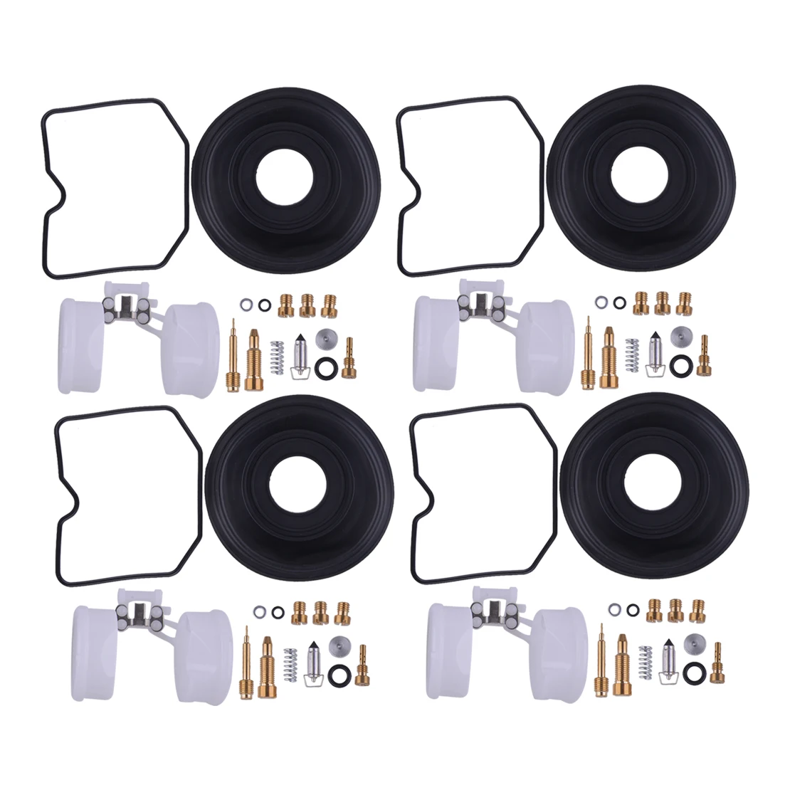 

4 комплекта, комплект для ремонта карбюратора, поплавковая диафрагма, подходит для Kawasaki ZRX 1100 1200 1200R GPZ1100