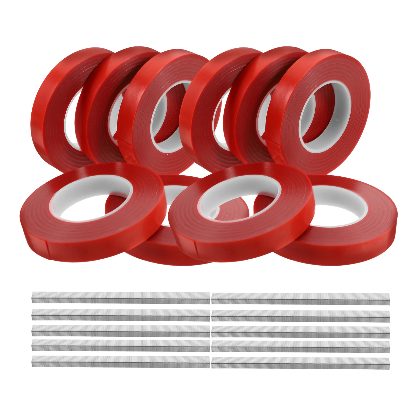 

Plant Tying Machine 10 Rolls Stainless Steel Green PVC Tape Garden Accessories Tomato Cages Plant Support Gardening Tools