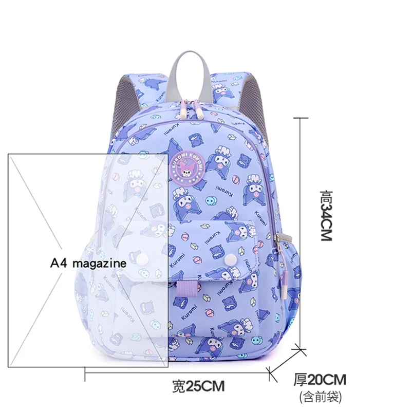 Sanrio Backpack Cinnamoroll School Bag Kuromi My Melody Hello Kitty Schoolbag Large Capacity Fashion Women Travel Bag Girls Gift