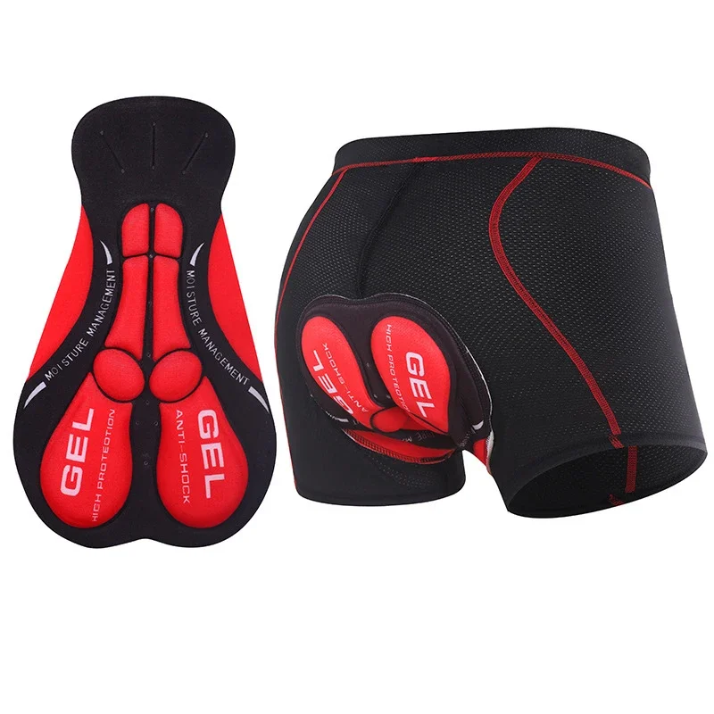 Hot!!! New Cycling Underwear Men Thick Silicone Mountain Cycling Pants Quick Dry Road Bike Shorts Four Seasons Cycling Equipment