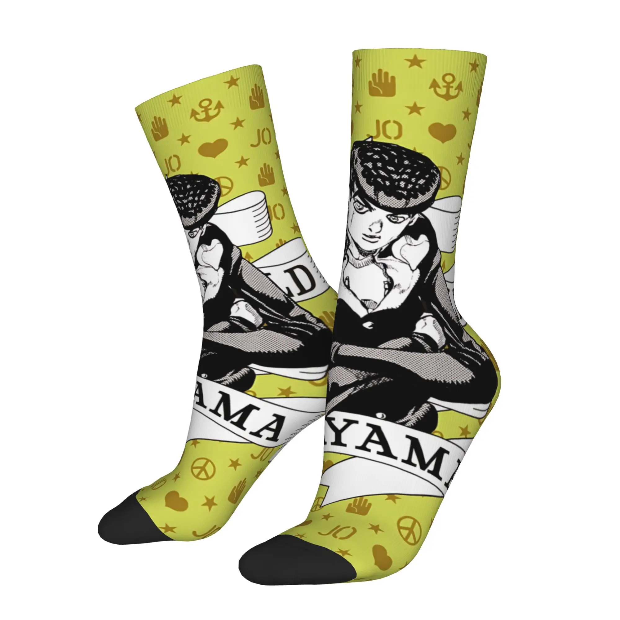 

Jojo's Bizarre Adventure Men's Socks Unisex Adults 18 Plus Harajuku Seamless Printed customized items Socks