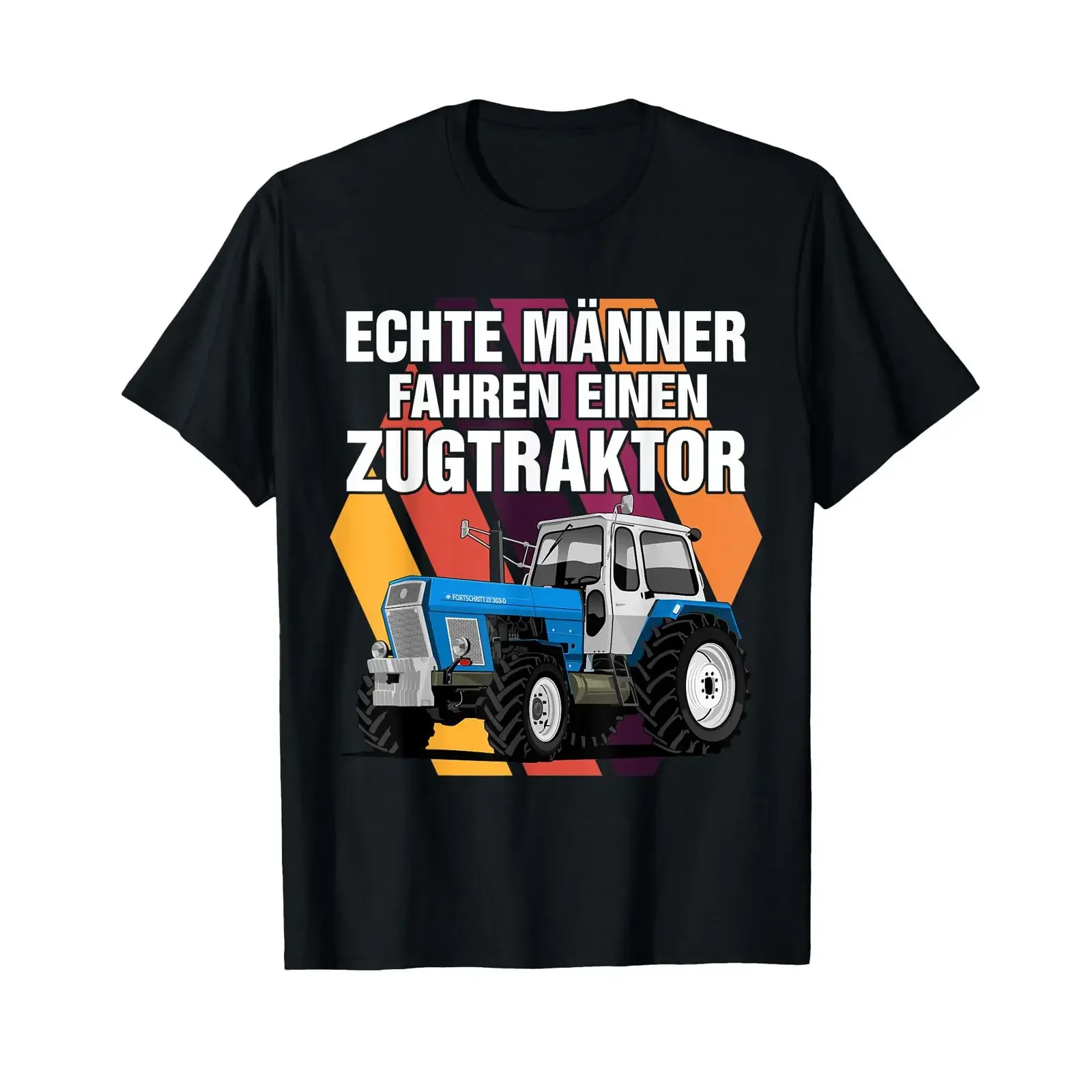 ZT 300 Tractor Agricultural Machine Farmers T Shirt vintage Washed Slightly Stylish Unisex Breathable homme fashion streetwear