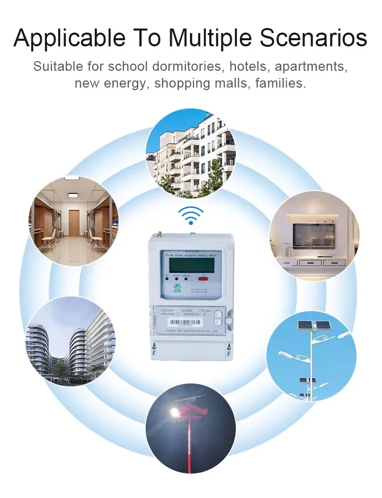 Medidor de energia wi-fi trifásico elétrico 230v feito de fábrica com registrador de dados de energia trifásico de alta qualidade para medidor elétrico digital