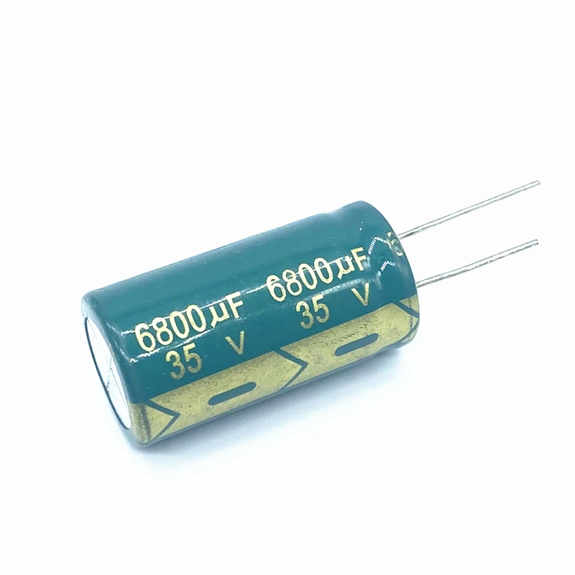 5PCS 35V 6800UF Aluminum Electrolytic Capacitor Size 18*35 6800UF35V 20%