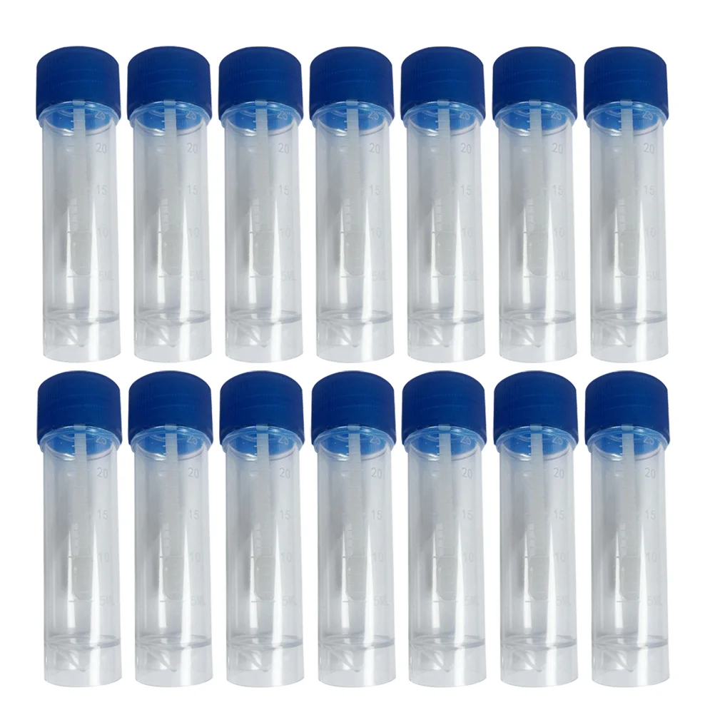 50 Pcs Repair Sample Cup Miss Cups Specimen Container Plastic to Go Containers with Lids