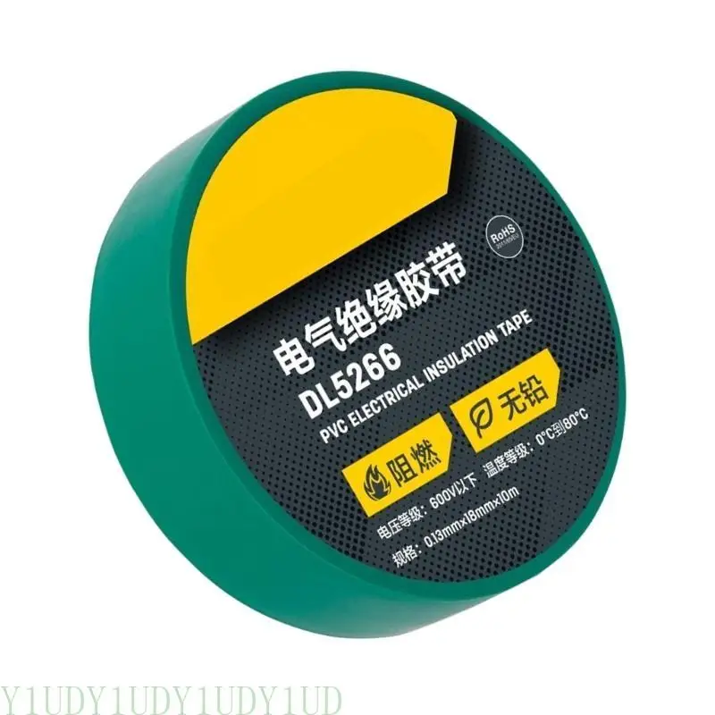 Y1UD PVC Electrical Edmentrical Tape Roll DIY