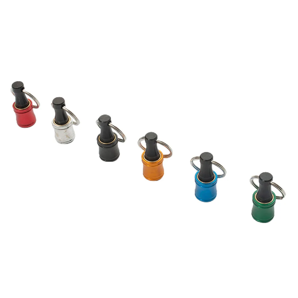 6pcs Aluminum Screwdriver Bit Holder Extension Bars with Hex Shank and Carabiner for Electric Screwdrivers and Handheld Drivers