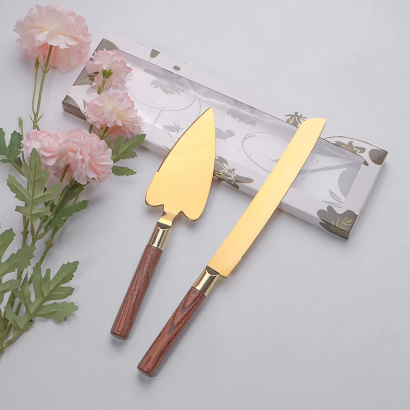 Stainless Steel Wedding Cake Knife Household  Dessert Shovel Birthday Party Pie Baking Tools Pizza Cheese Divider Knives