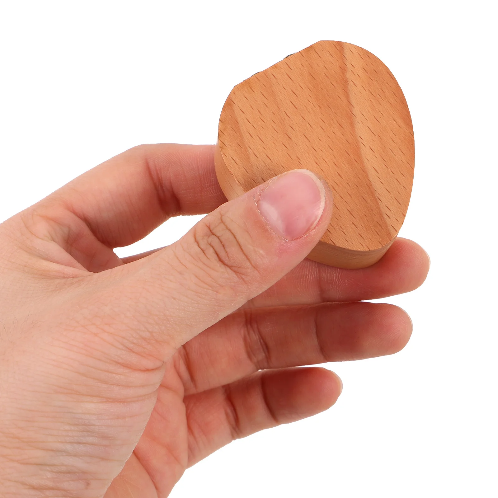 Solid Wood Guitar Wooden Pick Holder Storage Case Stylish Organizer for Acoustic Electric Guitar Accessories