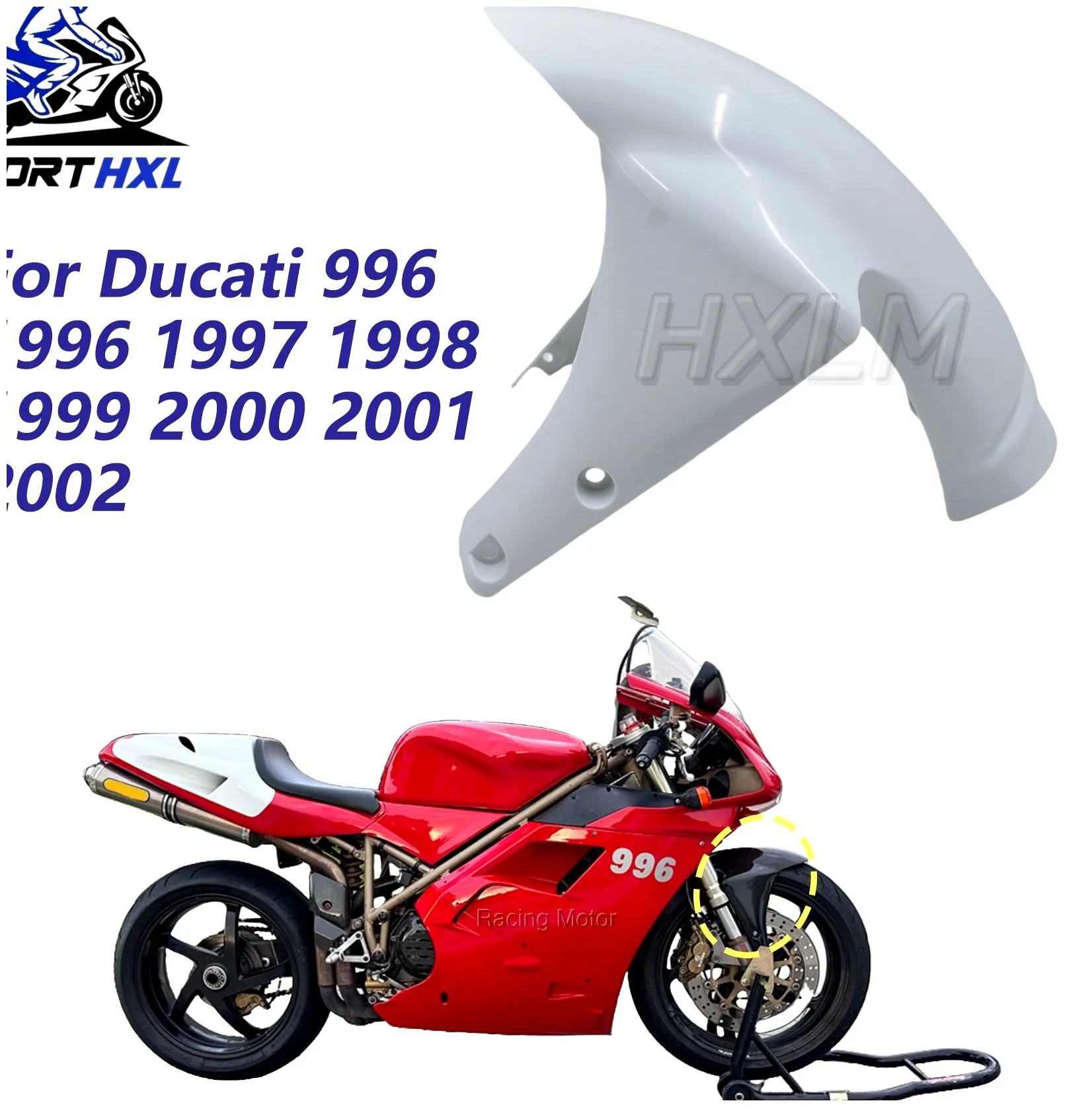 Fender Fuel Tank Side Panel Frame Cover Fairing Carbon Painted look Motorcycle Accessories For DUCATI 996 | Racing Motor Store
