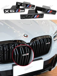 Car Emblem Grill Front Hood Badge Grille Car Body Sticker For BMW X2 X3 X4 X5 X6 E30 E38 E39 E46 E60 E61 E90 E70 E83 F10 F30 F32