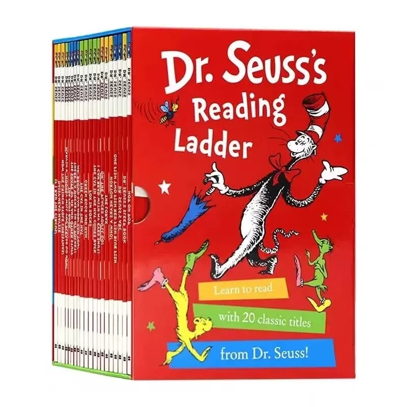 20 Books/set A Classic Case of Dr. Seuss Series Interesting Story Children's Picture English Books Kids Learning Toys