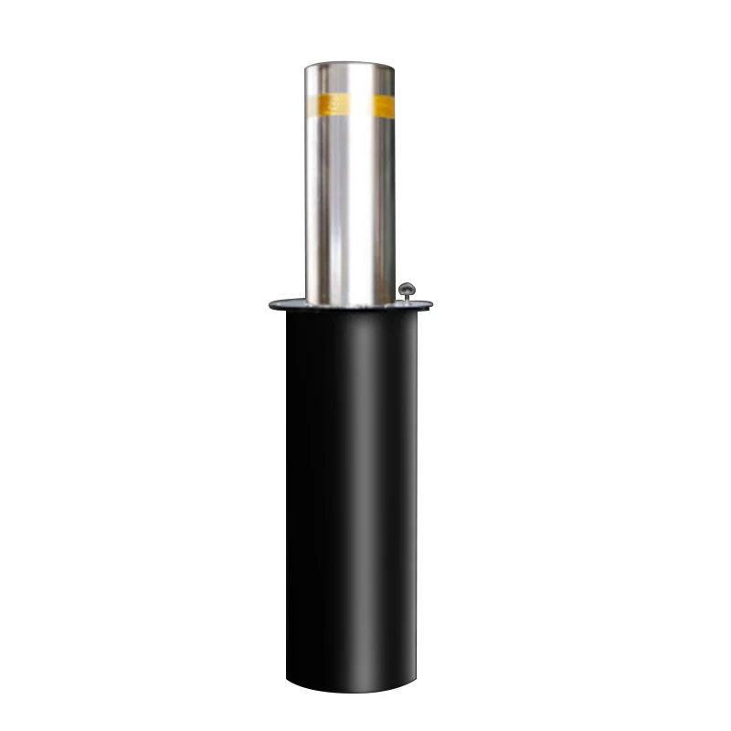 219 mm removable bollards with internal lock semi automatic rising bollards HZ-SS 219