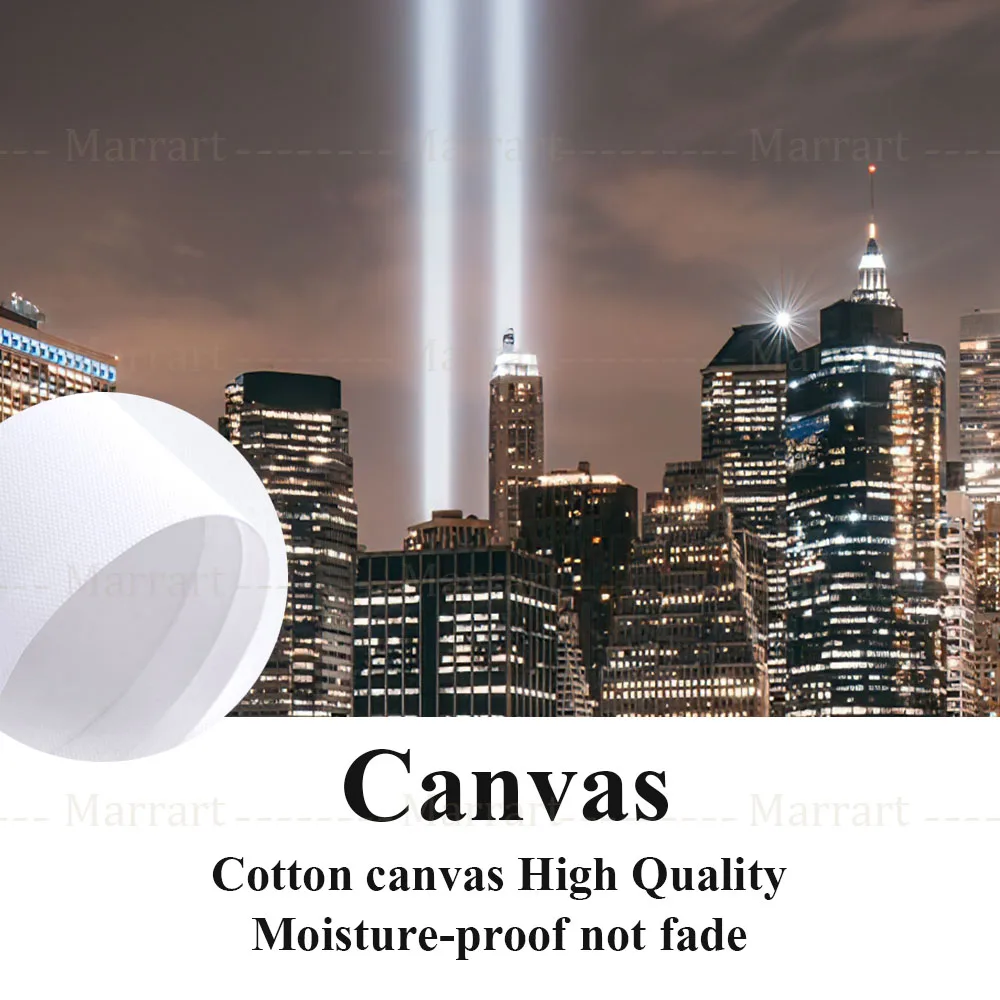 The City Light At Night Of Berlin,Brooklyn Bridge,Moscow And New York Wall Art Print Urban Architectural Landscape Poster Print