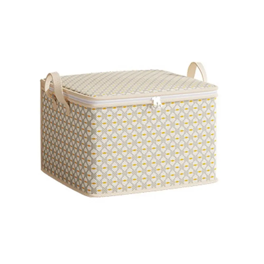 with Handle Clothes Storage Bins Clothes Organizer Foldable Quilt Storage Bag Large Capacity Dust-Proof Closet Storage Box