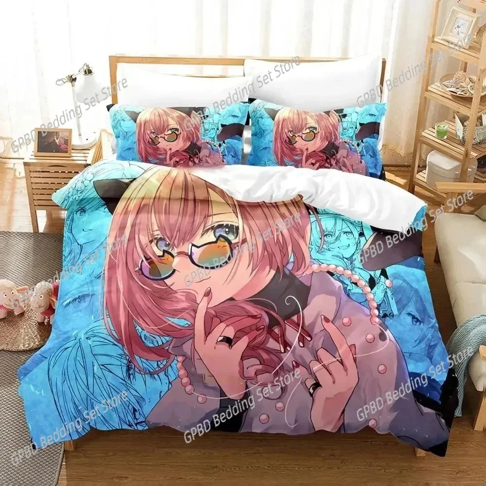 

Anime Revue Starlight Comfortable Duvet Quilt Cover Pillowcase Bedding Set Children Bedroom Decoration Home Textile