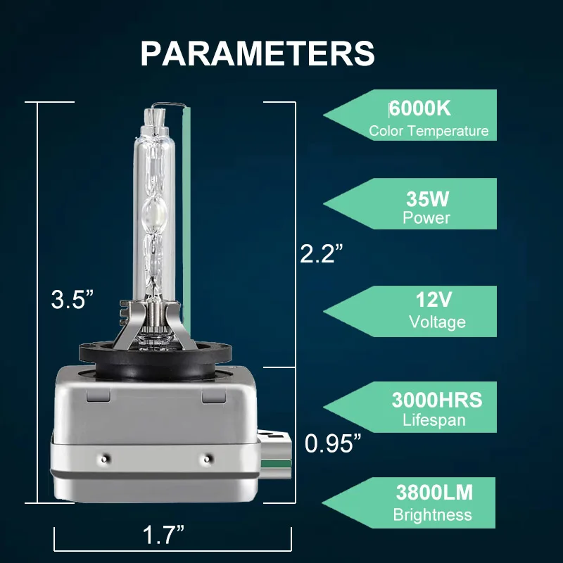 Para volkswagen touareg 2011-2018 6000k hid xenon farol lâmpada feixe alto e baixo feixe (só caber lâmpada original é xenon)