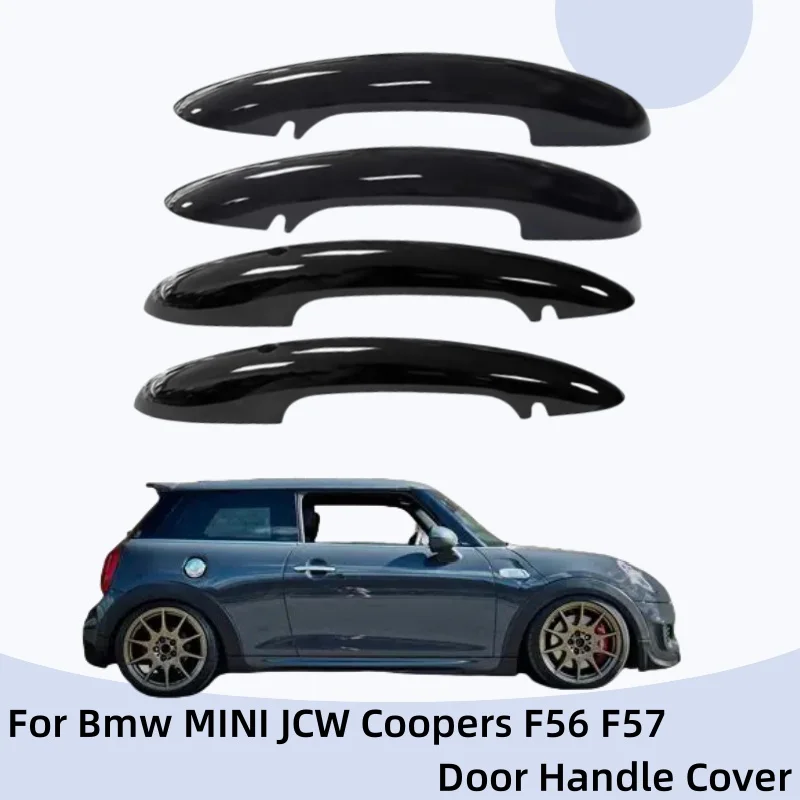 

For Bmw MINI JCW Coopers F56 F57 Door Handle Cover Car Accessories Exterior Components Decorate Trim Paste Style