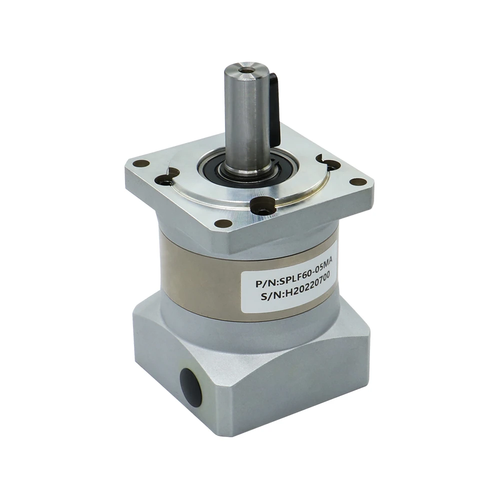 HLNTC PLF60 Multiple Reduction Ratio Small Speed Reducer Gearbox Precision Planetary Gearbox AC Motor Speed Reducer for Cnc