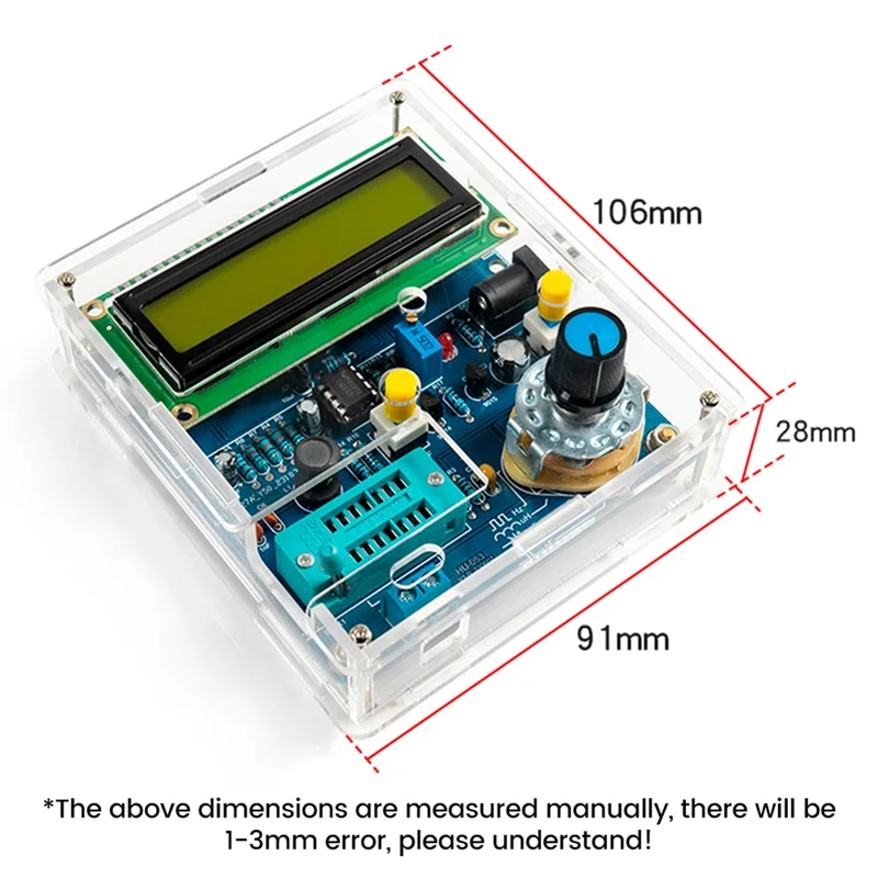 Stable Performance-DC5V High Precision Digital Inductance And Capacitance Measuring Instrument Frequency Meter Durable Easy Inst