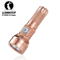 EDC LED Lighting Copper Flashlights Outdoor Camping Lantern Type USB C 10280 10750 Battery Rechargeable Lamp Powerful Torch