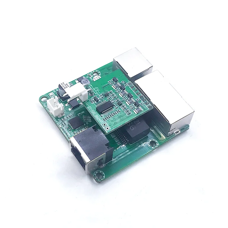 3port  10/100M POE 802.3AT/AF 48V with 1port 10/100M UPLINK/NVR switch pcb module