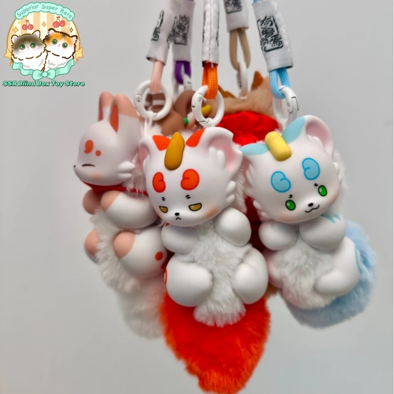 جديد رائع الوحوش النخيل لديها روح سلسلة صندوق أعمى الفينيل أفخم دمية الشكل لعبة حقيبة ديكور قلادة صندوق غامض تحصيل هدية #6