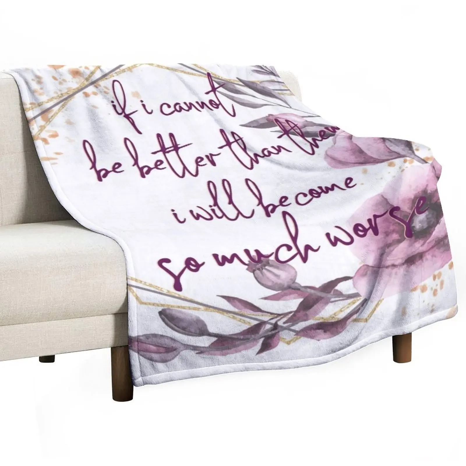 

jude duarte cruel prince quote Throw Blanket for sofa Soft Nap Camping Blankets