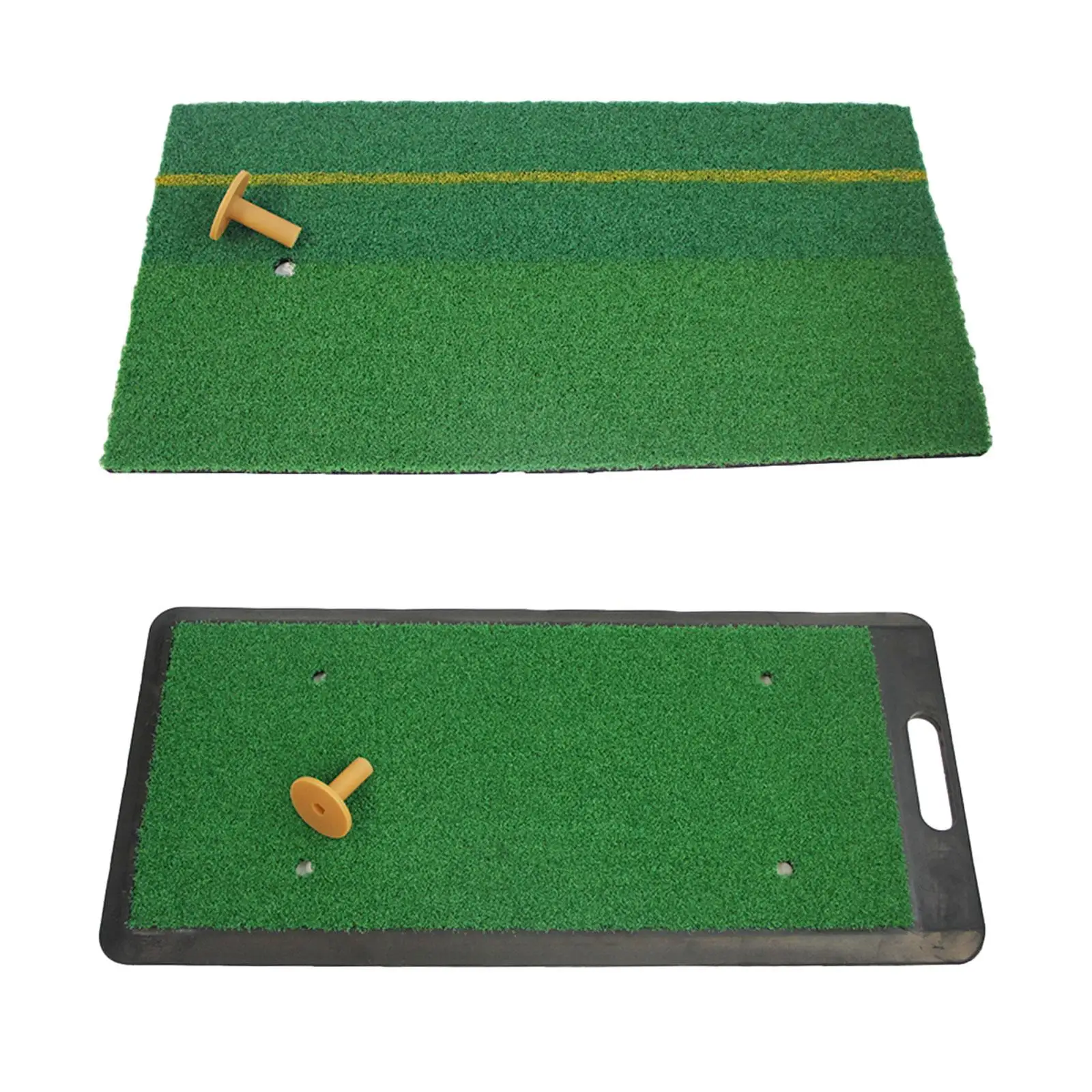 Golf Hitting Mat Realistic Grass Nonslip Bottom Golf Mat Golf Practice Mat for