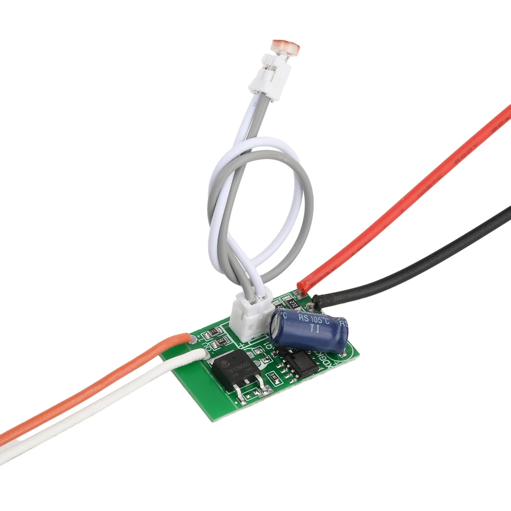 DC 3-30V 4A 100W Low Voltage Light Control Switch Module LED Driver For Light Bar Motor Street Lamp Darkness Auto Light On